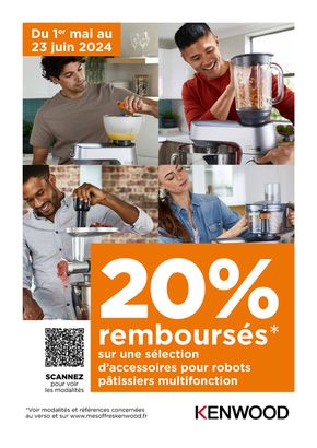 Catalogue Boulanger à Frouard | OFFRE KENWOOD: 20% REMBOURSÉS! | 02/05/2024 - 23/06/2024