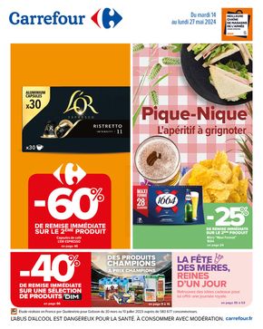 Catalogue Carrefour à Ménétrol | PIQUE-NIQUE L'apéritif à grignoter | 14/05/2024 - 27/05/2024