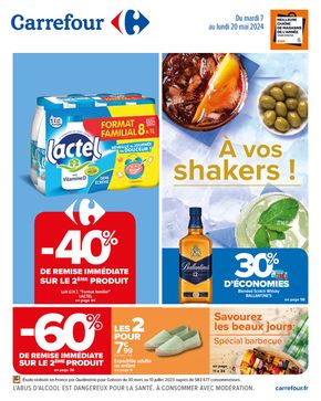 Catalogue Carrefour Contact | A vos shakers ! | 07/05/2024 - 20/05/2024
