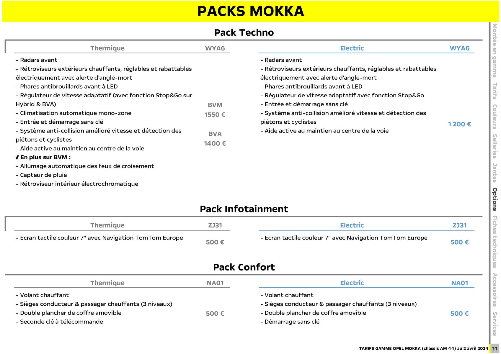 Catalogue Opel Nouveau Mokka, page 00012