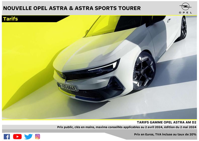 Catalogue Opel à Rouxmesnil-Bouteilles | Opel Nouvelle Astra | 03/05/2024 - 03/05/2025