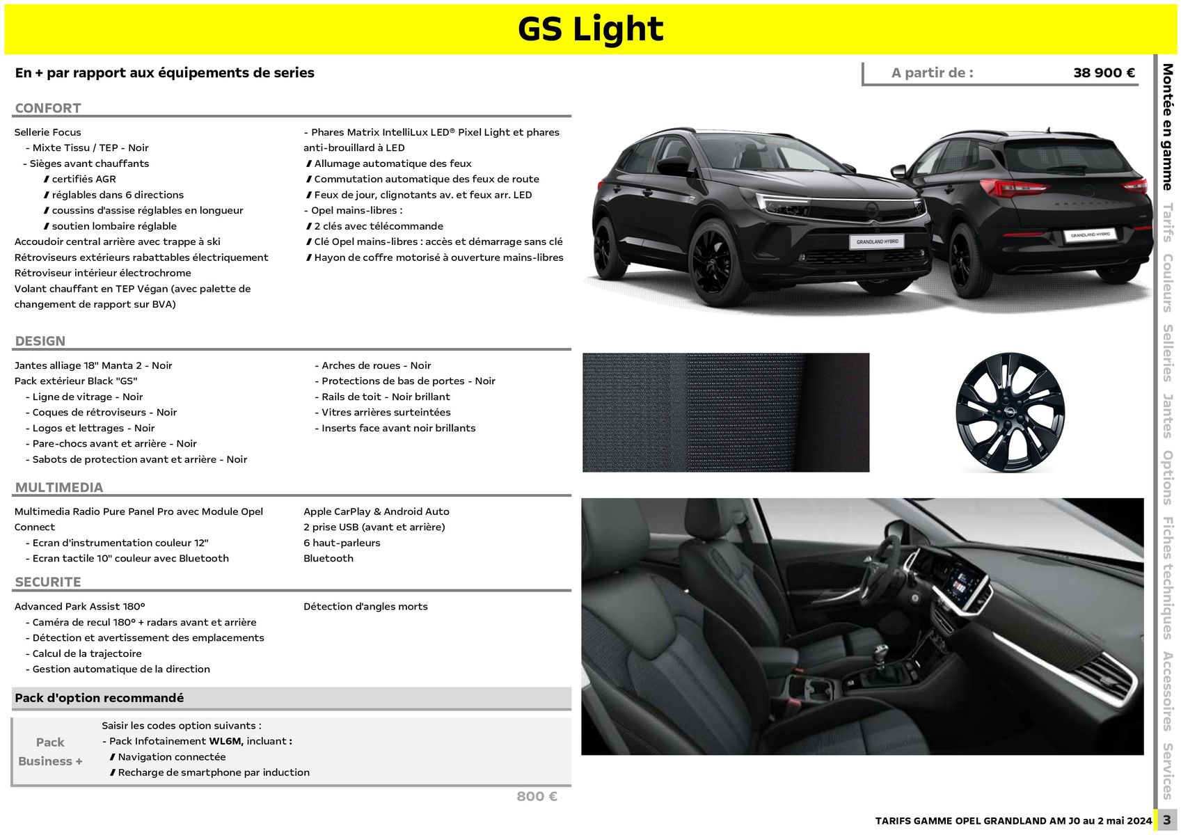 Catalogue Opel Nouveau Grandland, page 00004