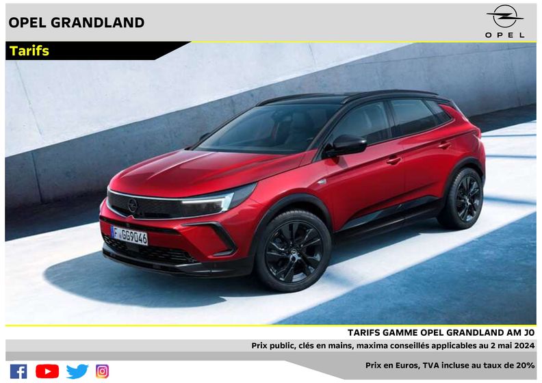 Catalogue Opel à Auterive (Haute Garonne) | Opel Nouveau Grandland | 03/05/2024 - 03/05/2025