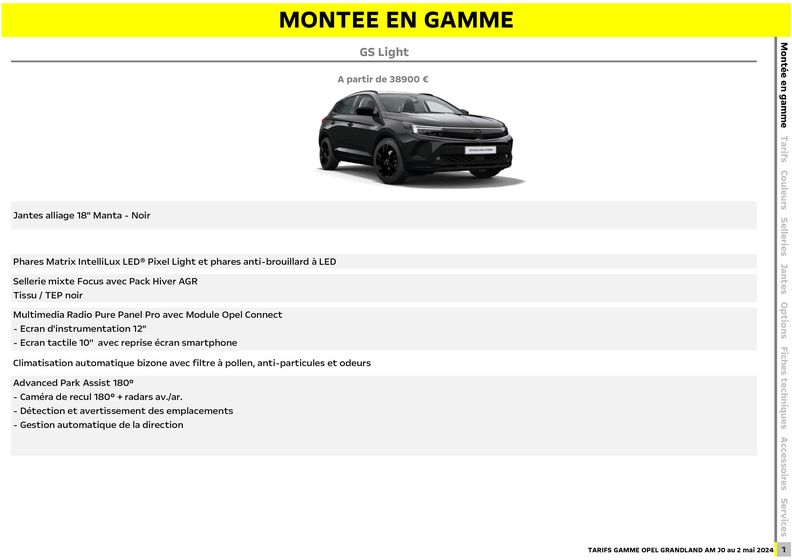 Catalogue Opel à Barberey-Saint-Sulpice | Opel Nouveau Grandland | 03/05/2024 - 03/05/2025