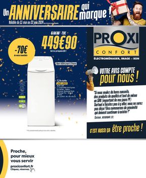 Catalogue Proxi Confort à Condom | PROXICONFORT Tabloid Mai 2024 BP | 21/05/2024 - 22/06/2024