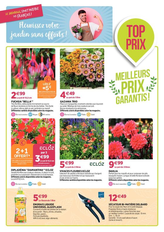 Catalogue Delbard à Angers | Le jardinage, sport préféré des Français ! | 03/05/2024 - 12/05/2024