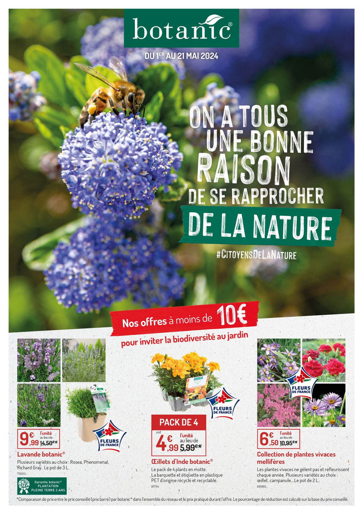 Catalogue Nos offres à moins de 10€ pour inviter la biodiversité au jardin , page 00001