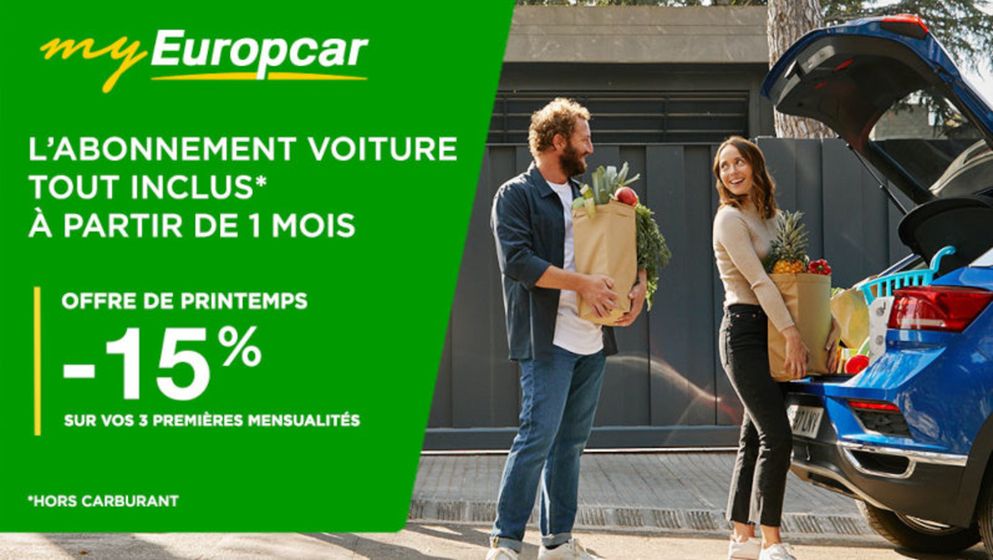 Catalogue Europcar à Sens | Offre de printemps -15 % | 03/05/2024 - 31/05/2024