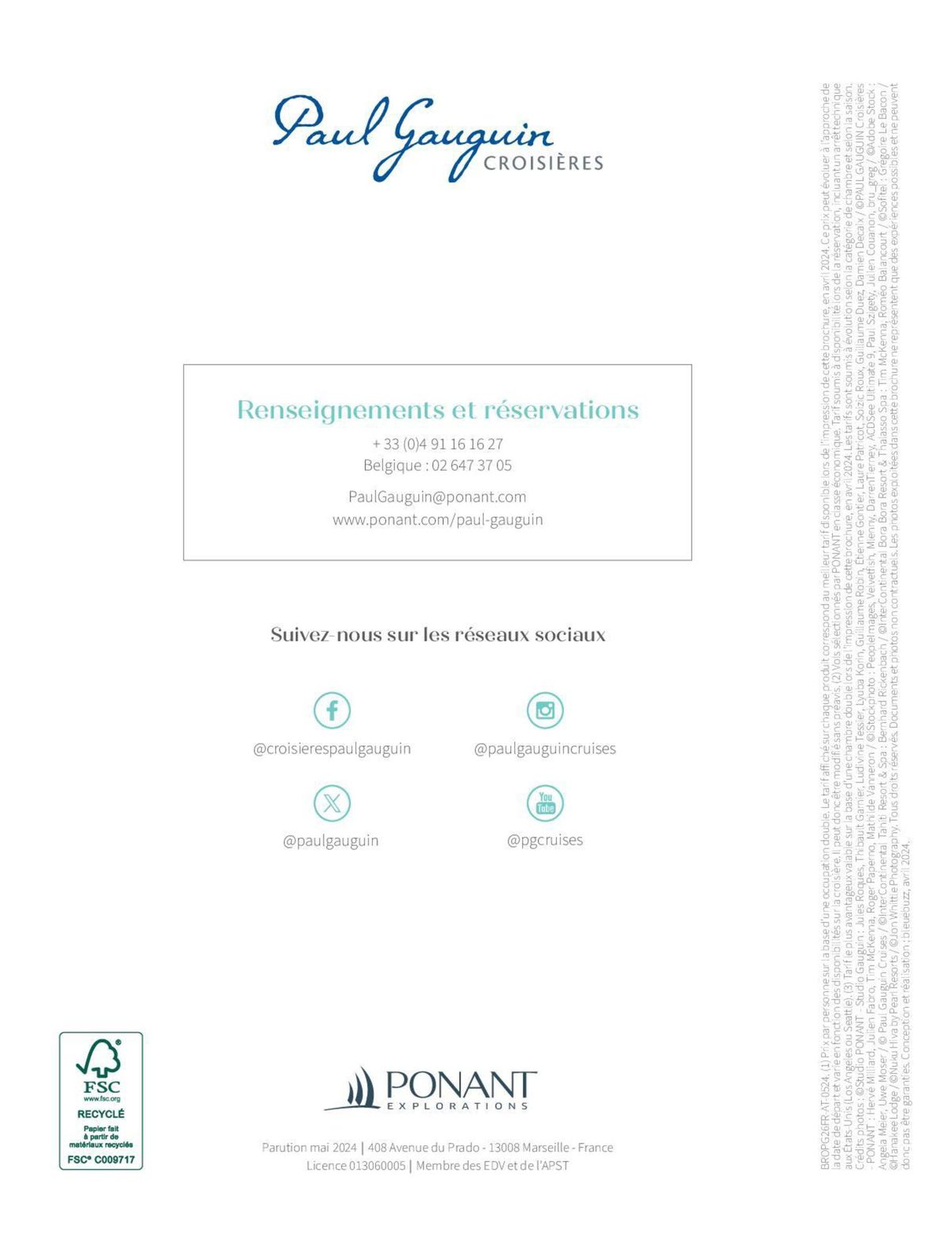 Catalogue Paul Gauguin Croisières 2026, page 00064