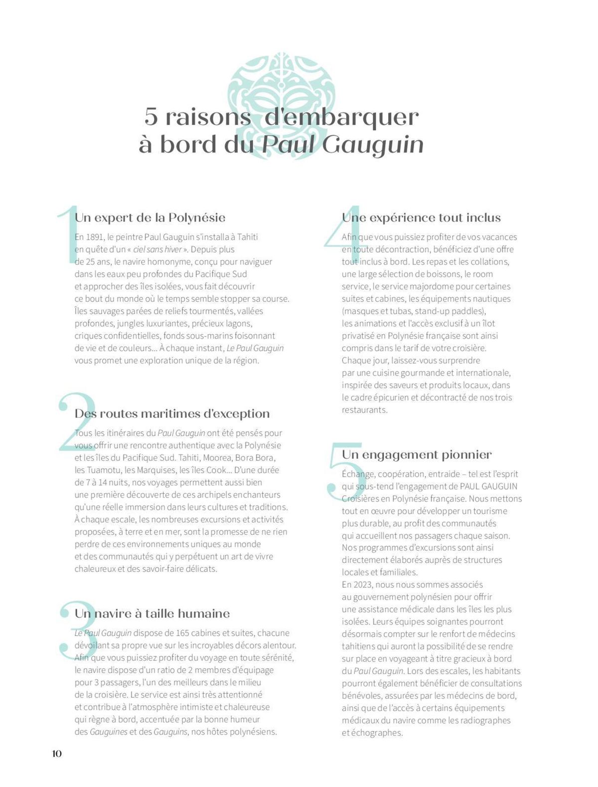 Catalogue Paul Gauguin Croisières 2026, page 00068