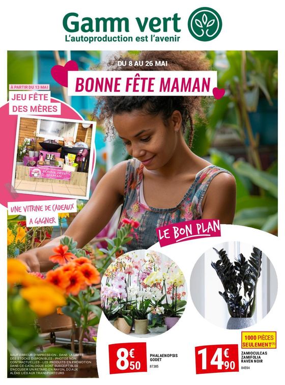 Catalogue Gamm vert à Champagnole | Fête des mères 2024 | 07/05/2024 - 26/05/2024