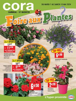 Catalogue Cora | Foire aux plantes | 07/05/2024 - 13/05/2024