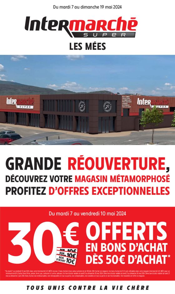 Catalogue Intermarché à Les Mées (Alpes de Haute Provence) | Grande reouverture | 07/05/2024 - 19/05/2024