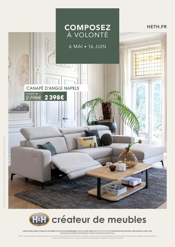 Catalogue H&H à Quimper | COMPOSEZ À VOLONTÉ | 07/05/2024 - 16/06/2024