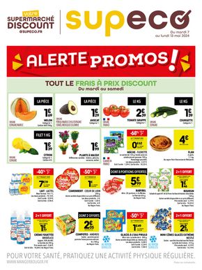 Catalogue Supeco à Le Creusot | Alerte promos ! | 07/05/2024 - 13/05/2024