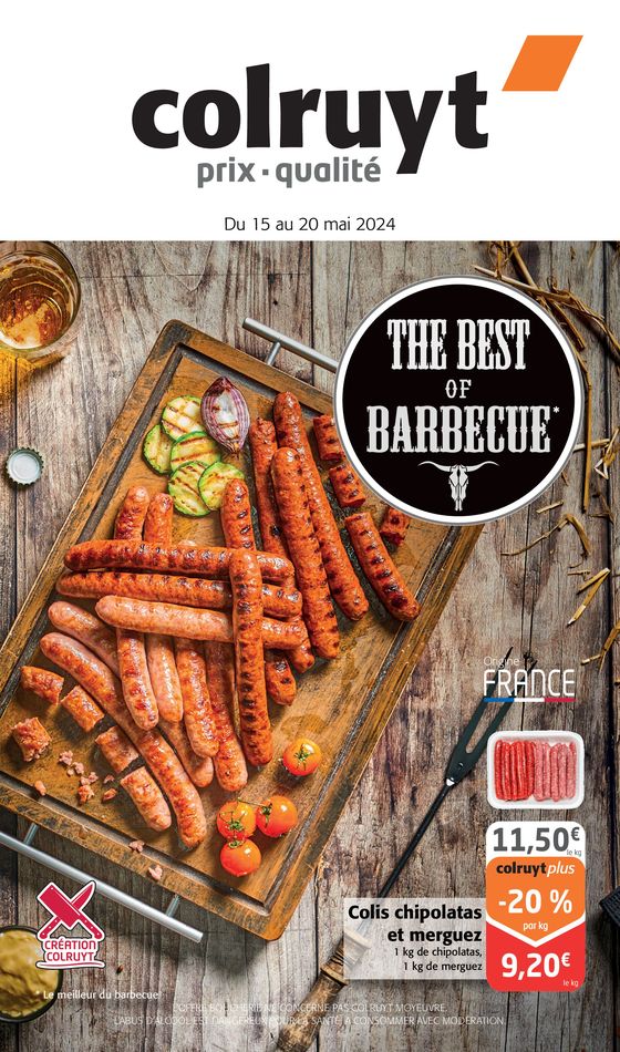Catalogue Colruyt à Ouroux-sur-Saône | The best of barbecue | 15/05/2024 - 20/05/2024