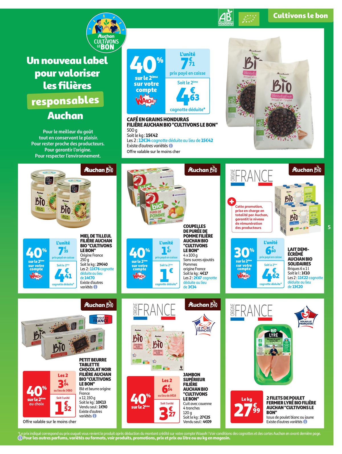 Catalogue Sélection de produits bio à prix bas !, page 00005
