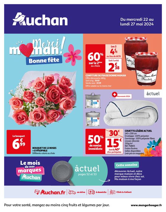 Catalogue Auchan Hypermarché à Roubaix | Cet été je cuisine en extérieur | 22/05/2024 - 27/05/2024