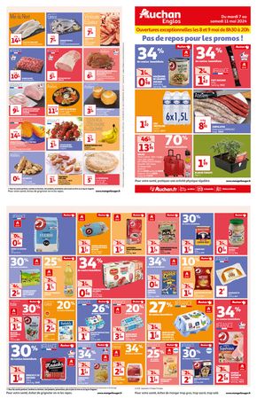 Catalogue Auchan Hypermarché à Lille | Pas de repos pour les promos | 06/05/2024 - 11/05/2024