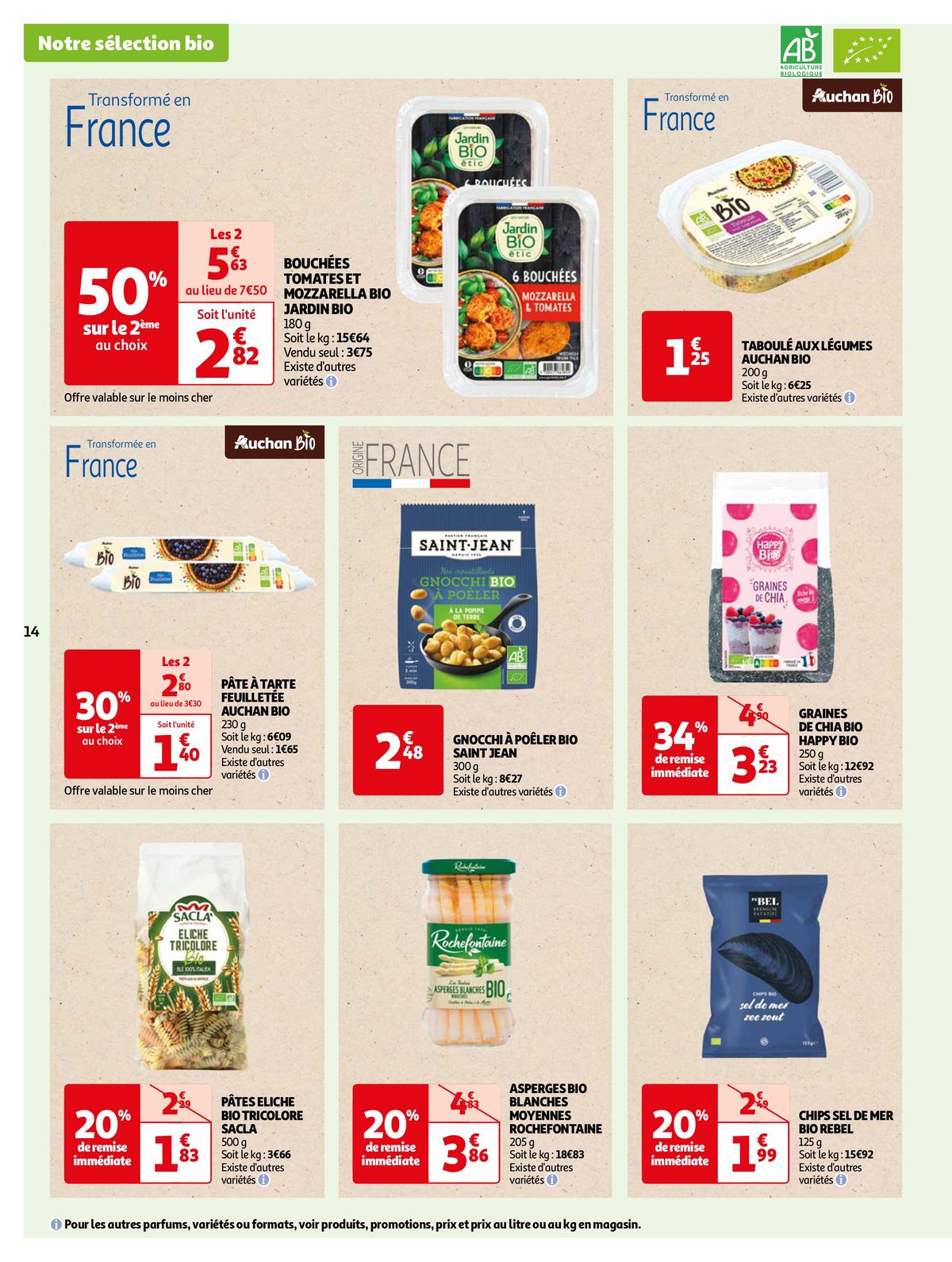 Catalogue Faites le plein de bio à prix bas !, page 00014