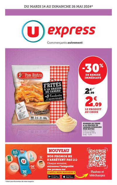 Promos de Supermarchés à Rennes | U express sur U Express | 13/05/2024 - 25/05/2024