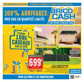 Promos de Bricolage à Viry-Noureuil | Les arrivages Brico Cash sur Brico Cash | 08/05/2024 - 23/05/2024