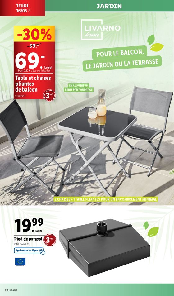 Catalogue Lidl à Moulins-lès-Metz | Les bonnes affaires sont chez Lidl ! Profitez d'offres exceptionnelles à petits prix ! | 16/05/2024 - 20/05/2024