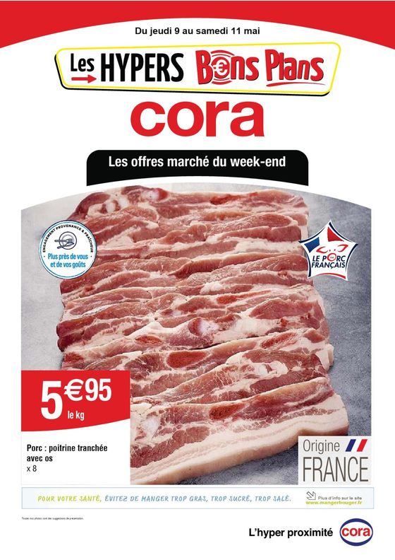 Catalogue Cora | Les offres marché du week-end | 09/05/2024 - 11/05/2024