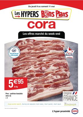 Promos de Supermarchés à Belleray | Les offres marché du week-end sur Cora | 09/05/2024 - 11/05/2024