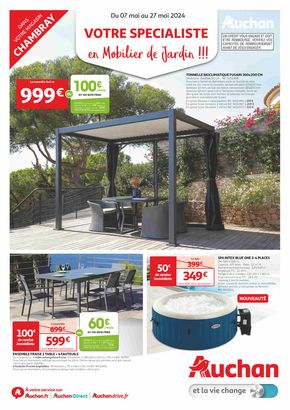 Catalogue Auchan Hypermarché | Mobilier de jardin | 07/05/2024 - 27/05/2024
