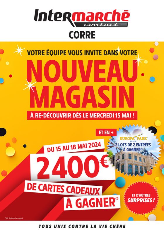 Catalogue Intermarché Contact à Blondefontaine | NOUVEAU MAGASIN | 15/05/2024 - 18/05/2024