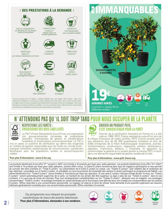 Catalogue E.Leclerc Jardi à Biscarrosse | Faites le plein de vert à prix | 14/05/2024 - 25/05/2024
