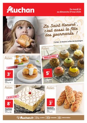 Catalogue Auchan Hypermarché à Sin-le-Noble | La St Honoré, c'est aussi la fête des gourmands ! | 14/05/2024 - 19/05/2024