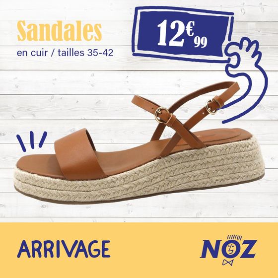 Catalogue Noz à Castelsarrasin | Sandales | 09/05/2024 - 15/05/2024