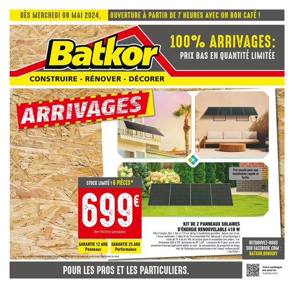 Catalogue Batkor à Aulnay-sous-Bois | ARRIVAGES | 09/05/2024 - 22/05/2024