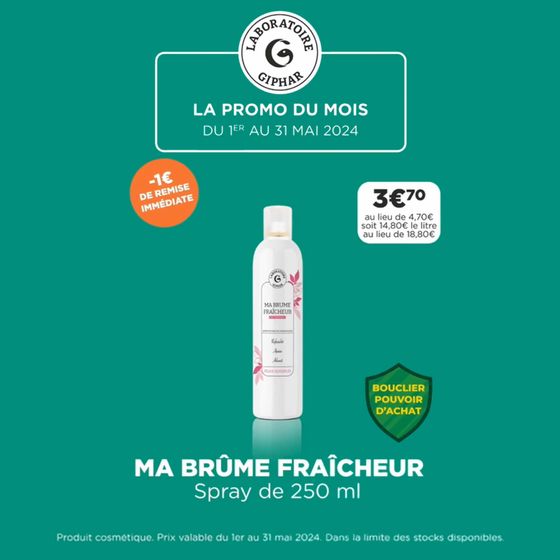 Catalogue Pharmacien Giphar à Périgueux | Voici la promo du mois de Mai 2024 ! | 09/05/2024 - 31/05/2024