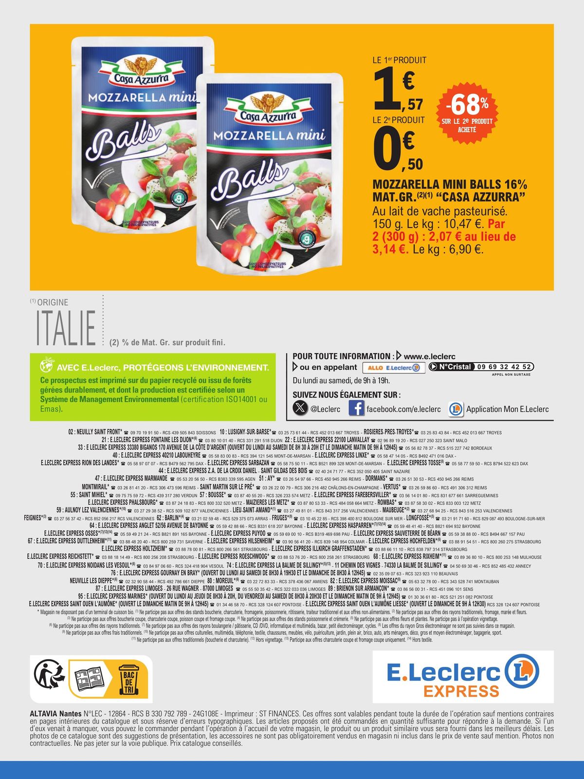 Catalogue Tout le quotidien à prix e.leclerc, page 00012