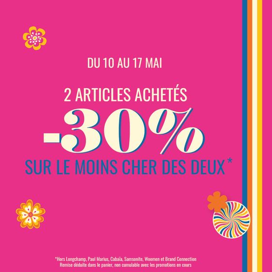 Catalogue Edisac à Saint-Jans-Cappel | Que la fête continue, profitez de -30% sur votre deuxième articles jusqu'au 17/05 | 10/05/2024 - 17/05/2024