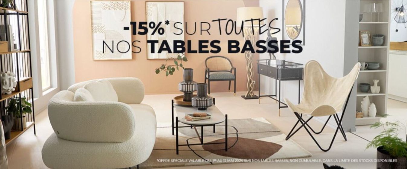 Catalogue KARE à Lyon | -15% sur toutes tables basses | 10/05/2024 - 31/05/2024
