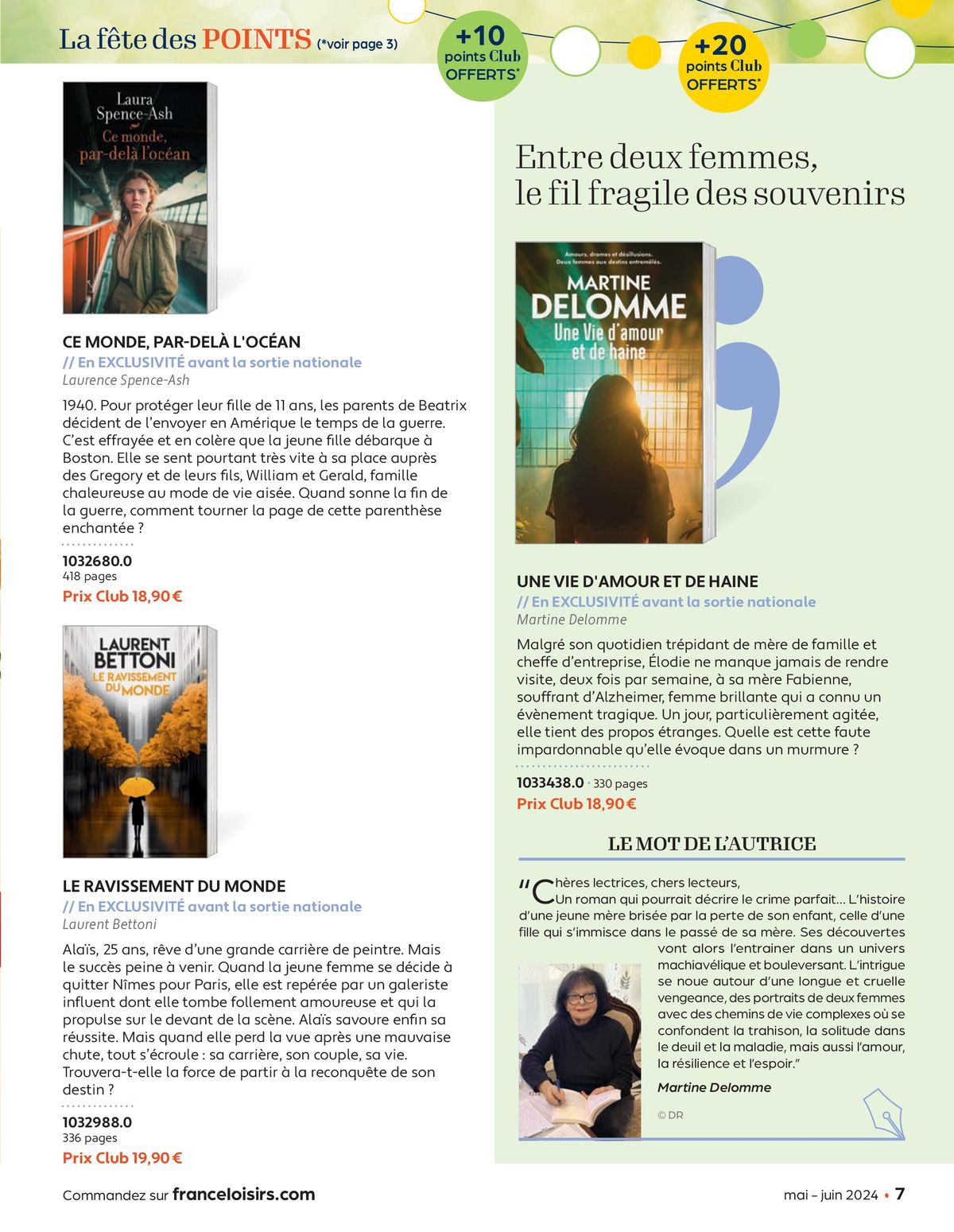 Catalogue France Loisirs Le Mag, page 00007