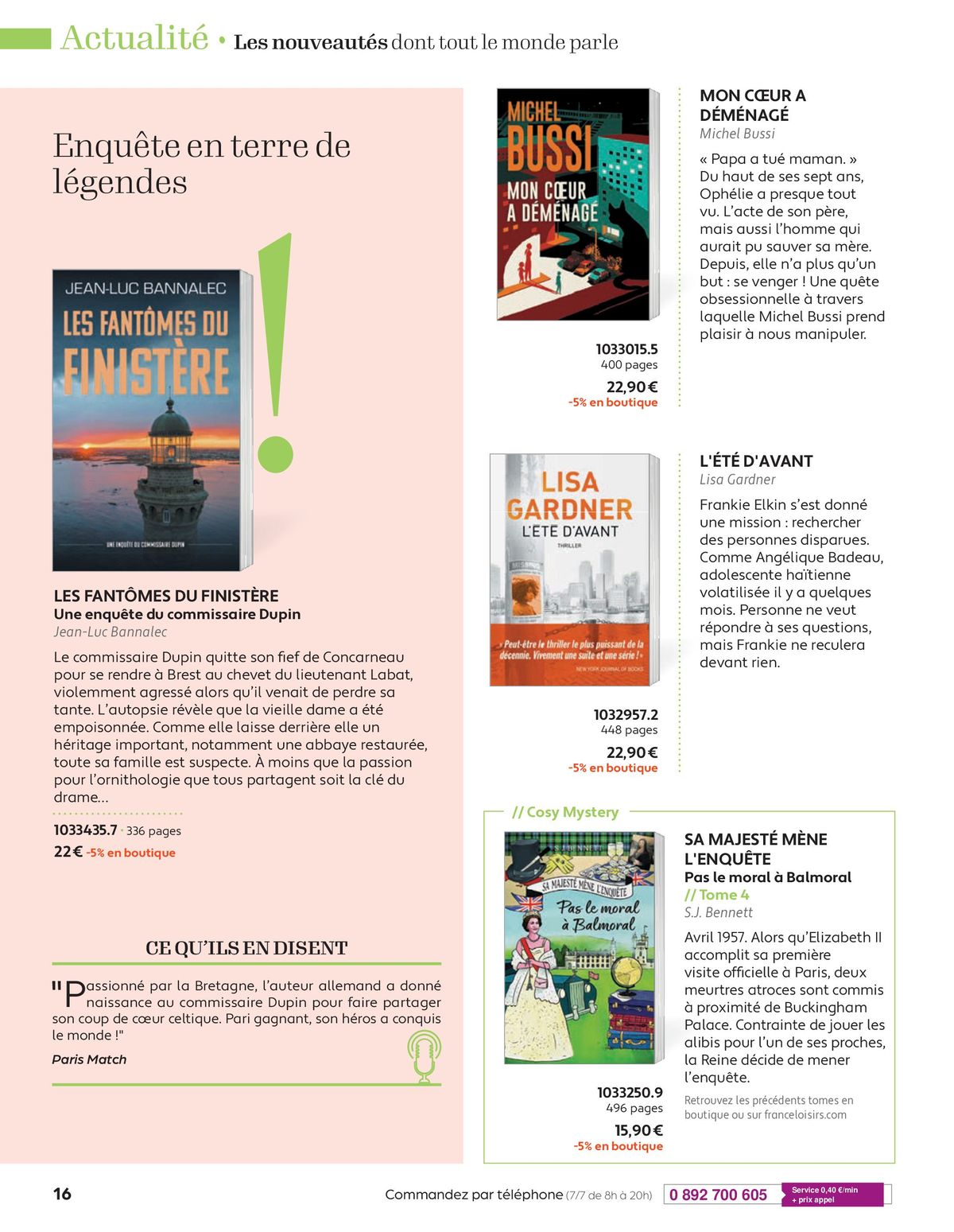 Catalogue France Loisirs Le Mag, page 00016