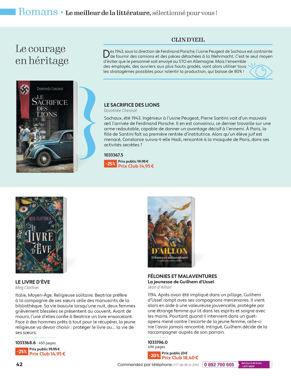 Catalogue France Loisirs Le Mag, page 00042