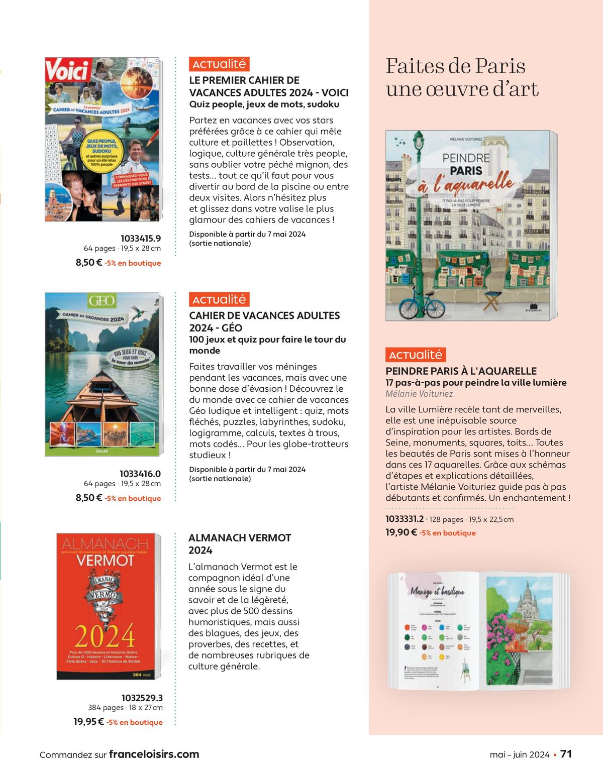 Catalogue France Loisirs Le Mag, page 00071