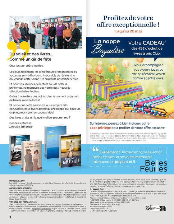 Catalogue France Loisirs | France Loisirs Le Mag | 10/05/2024 - 30/06/2024