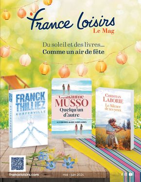 Promos de Librairies à Argelès-sur-Mer | France Loisirs Le Mag sur France Loisirs | 10/05/2024 - 30/06/2024