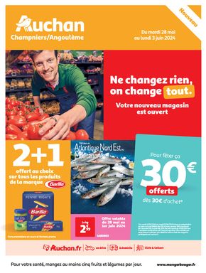 Catalogue Auchan Hypermarché à Champniers | Nouveau magasin Champniers/Angoulème | 28/05/2024 - 03/06/2024