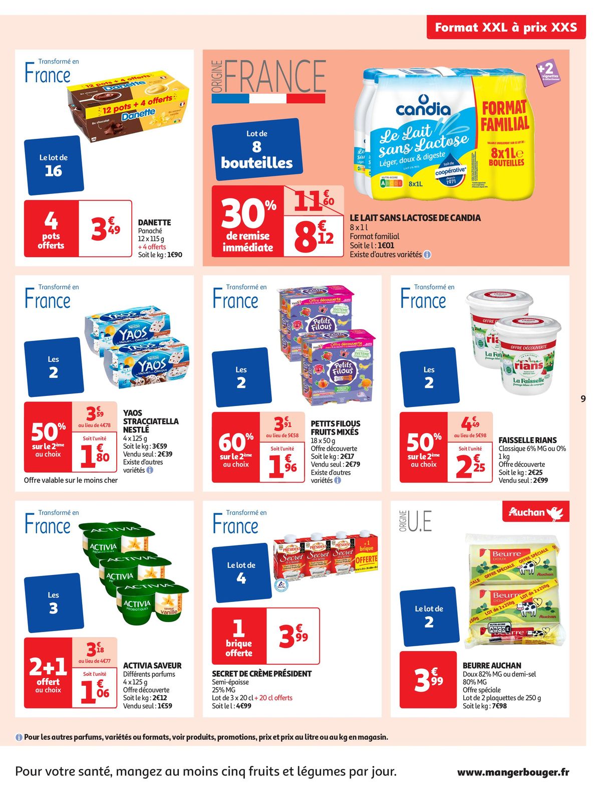 Catalogue Format XXL à prix XXS dans votre supermarché, page 00009