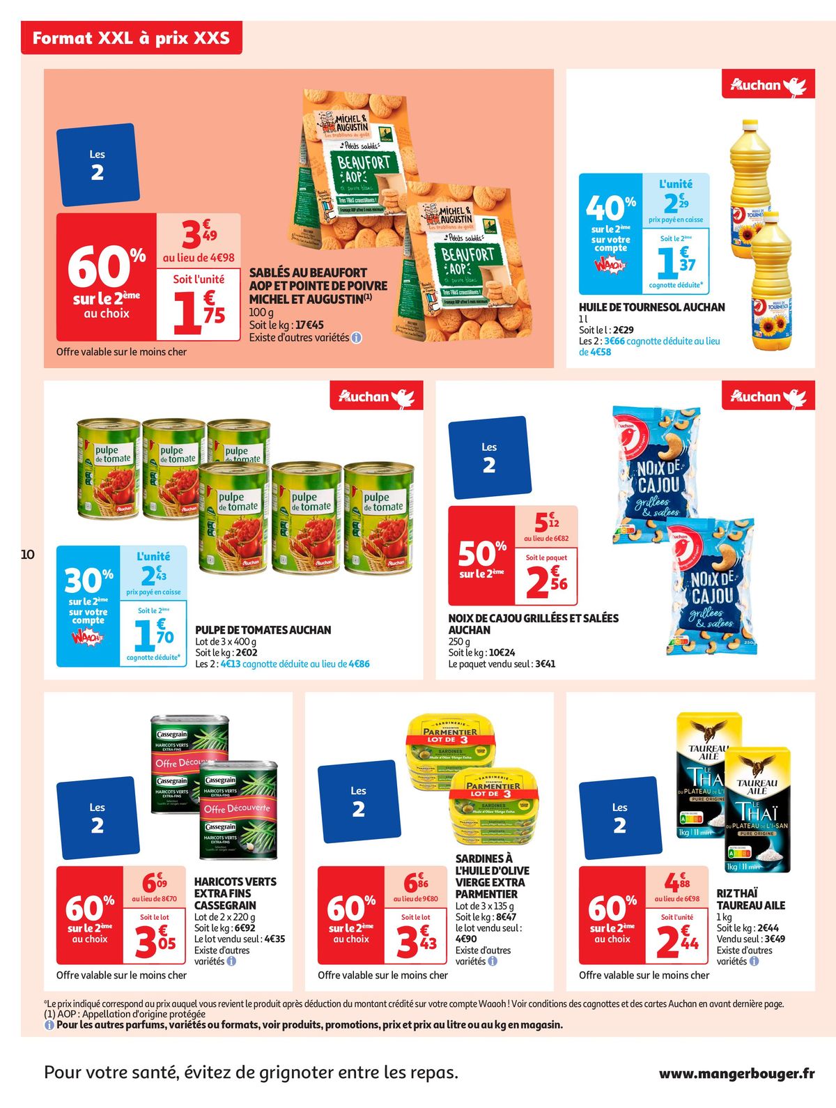 Catalogue Format XXL à prix XXS dans votre supermarché, page 00010