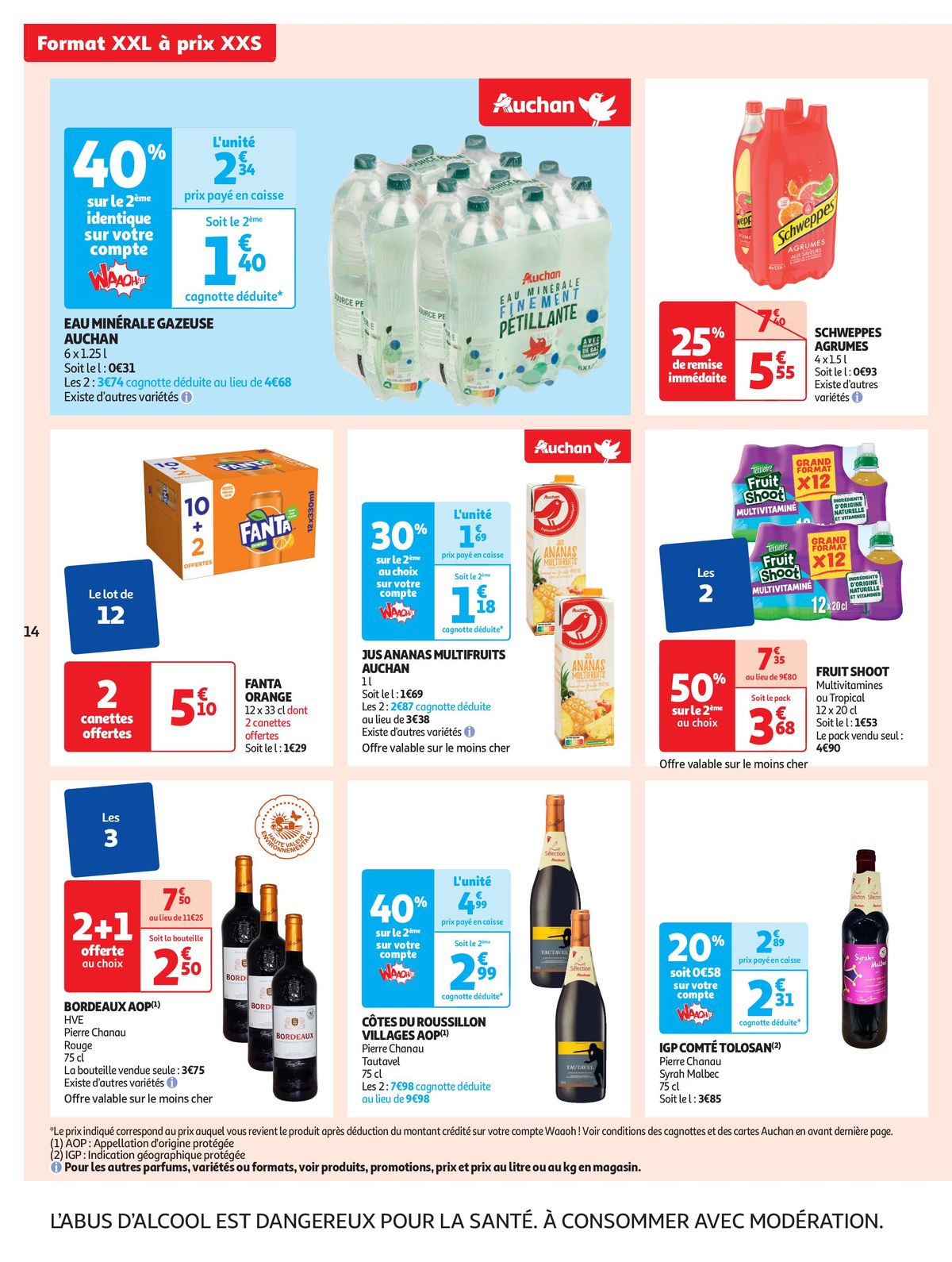 Catalogue Format XXL à prix XXS dans votre supermarché, page 00014