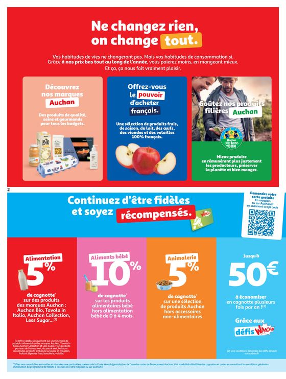 Catalogue Auchan Supermarché à Castellane | Nouveau magasin Castellane | 28/05/2024 - 02/06/2024
